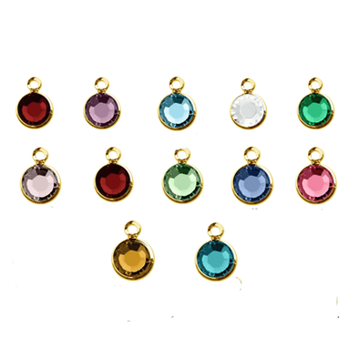 6mm Birthstone Charm