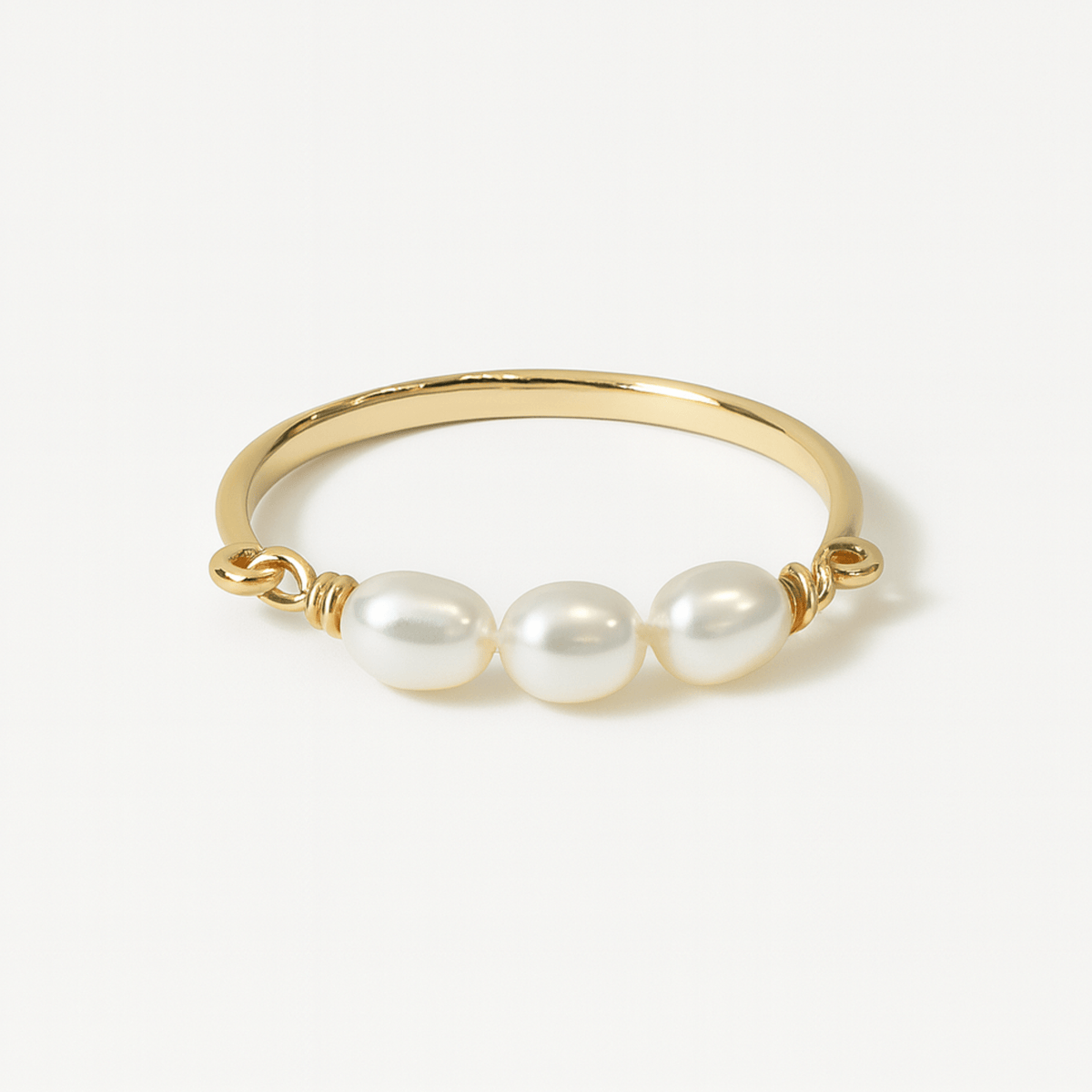 Perla Trio Ring (14k Gold Filled) - xohanalei
