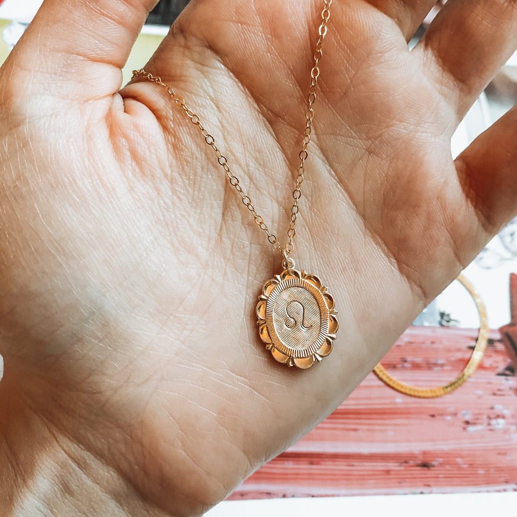 Zodiac Medallion Necklace