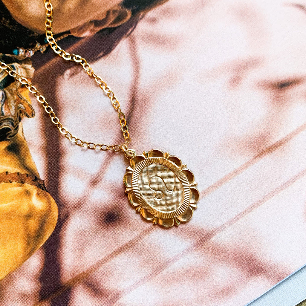Zodiac Medallion Necklace