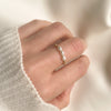 Anello Perla Trio (riempito in oro 14k)