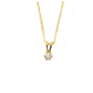14kt 3mm Diamond Necklace