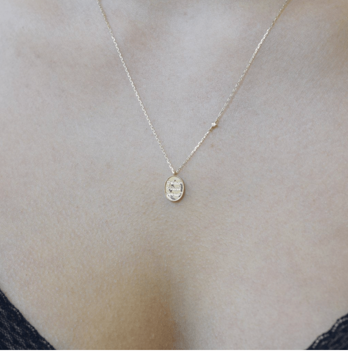 14k Gold "Love Conquers All" Necklace