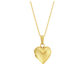 14K Solid Gold Small Heart Locket