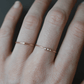 14k Gold Petite Diamond Ring