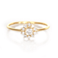 14k Gold and Diamond Sunflower Ring - xohanalei