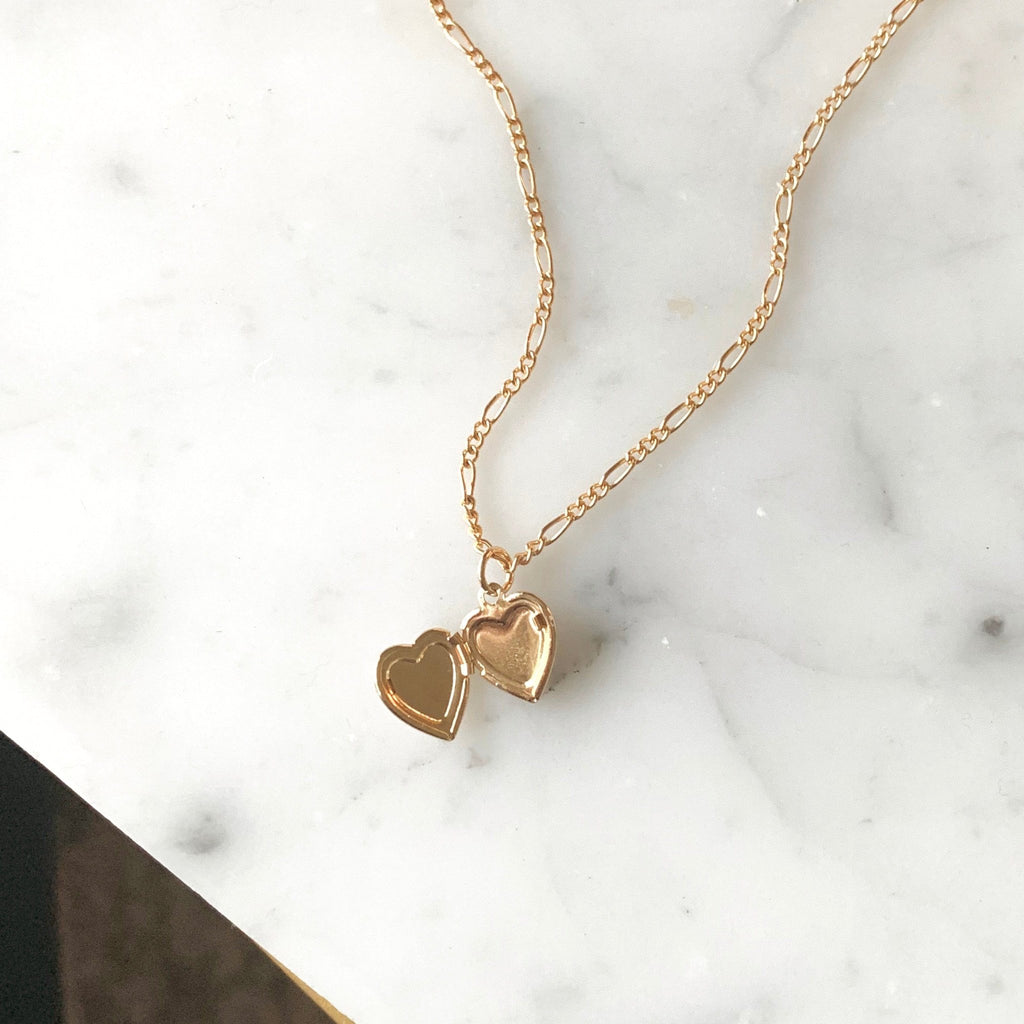 Heart Of Gold Locket - xohanalei