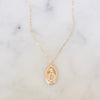14k Gold Virgin Mary Necklace - xohanalei