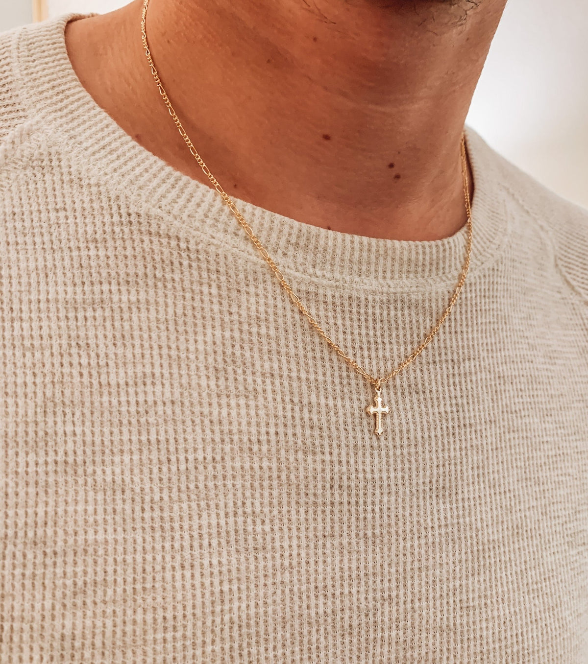 Unisex Small Cross Necklace - xohanalei