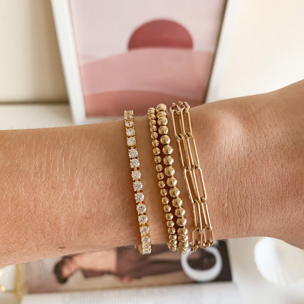 3mm Cz Tennis Bracelet - xohanalei