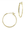 20mm 14k Solid Gold Hoops - xohanalei