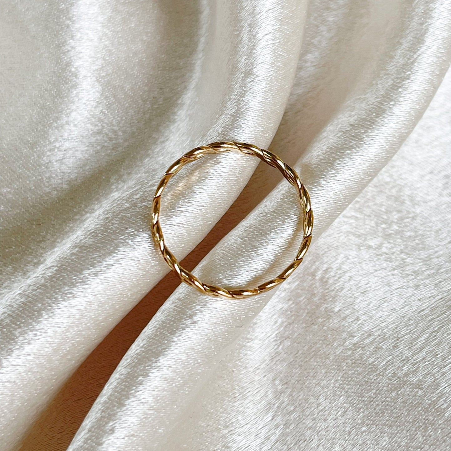 14k Gold Filled Woven Ring