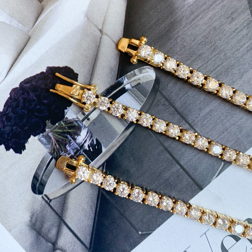 3mm Cz Tennis Bracelet - xohanalei