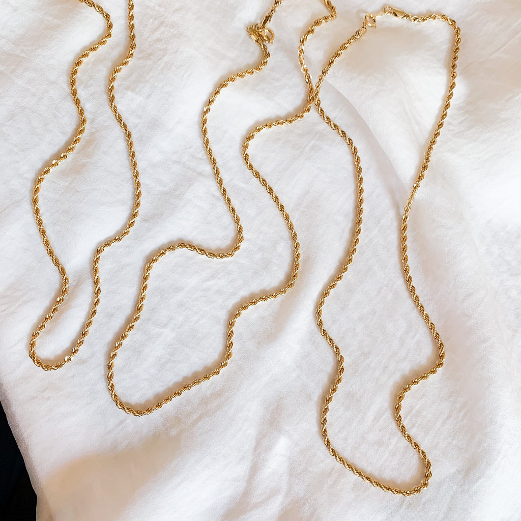 18k Stainless Steel Rope Chain