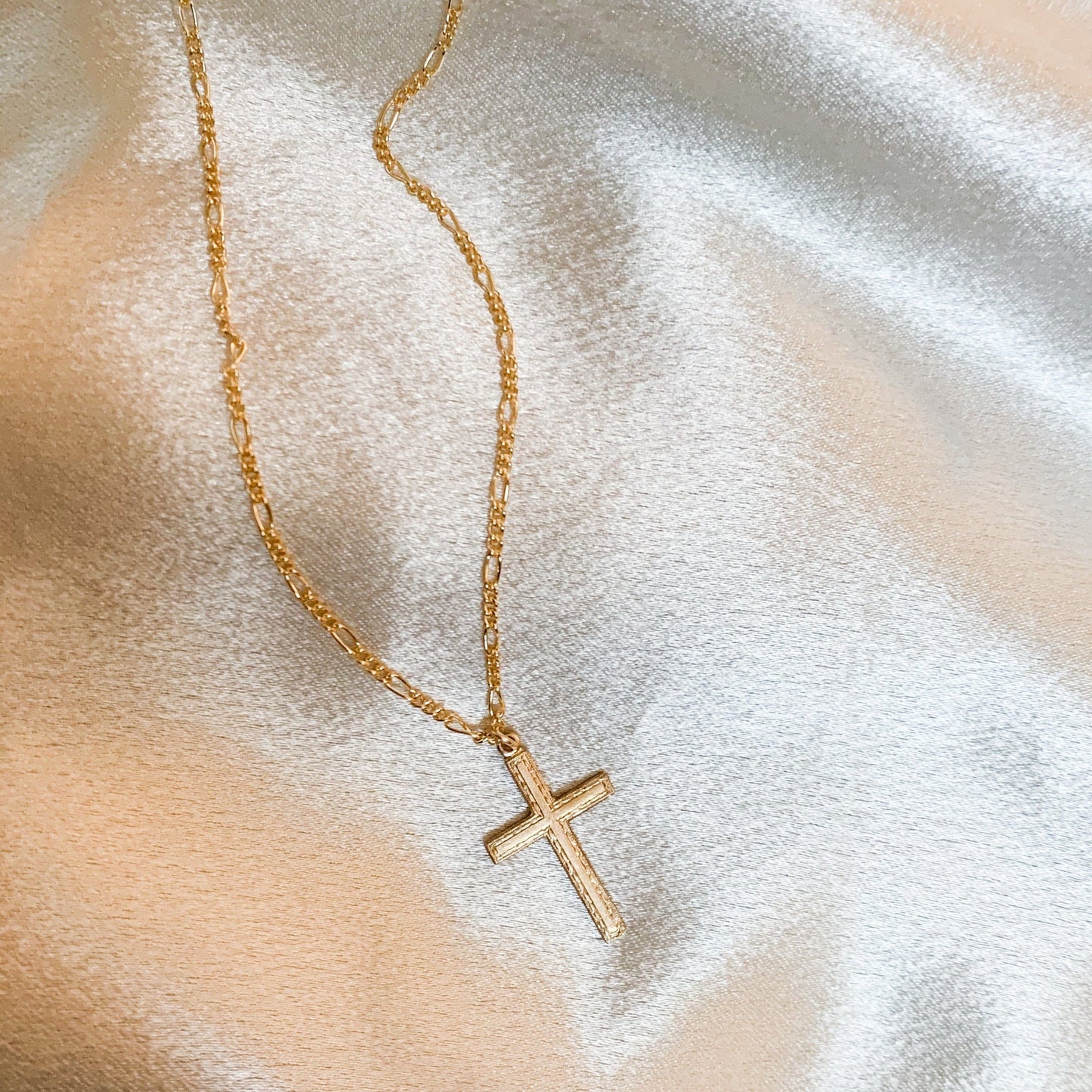 Men’s 14k Gold Filled Cross Necklace