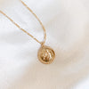 Saint Anthony Coin Necklace