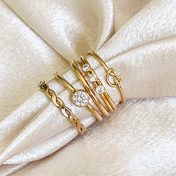 Gold Filled Love Knot Ring