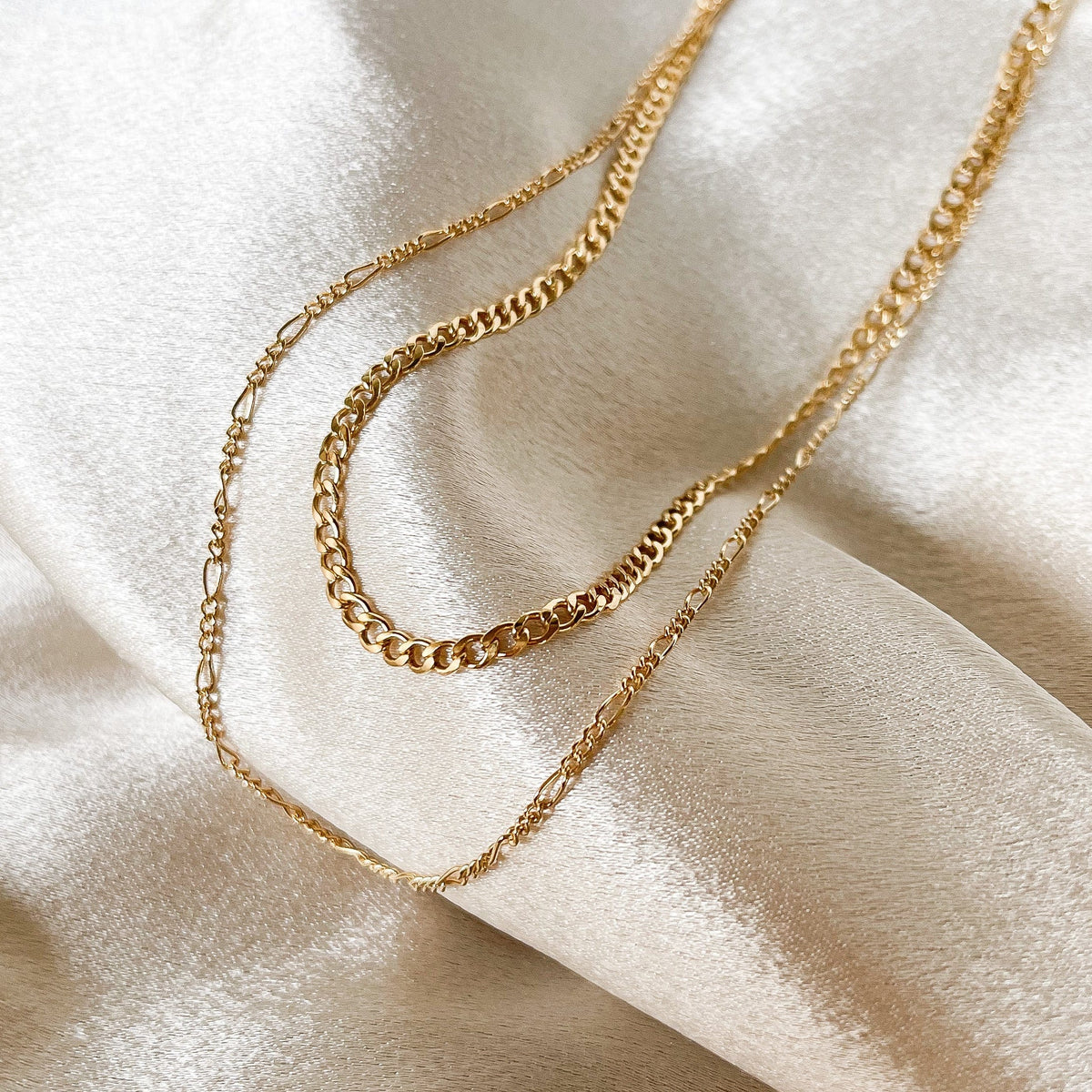 Figaro + Curb Chain Set ($225 value)