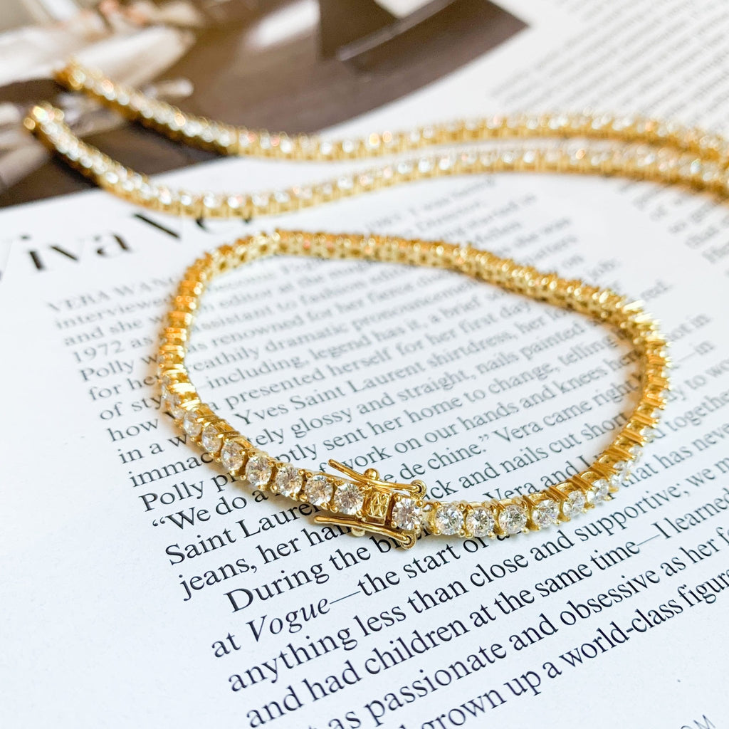 3mm Cz Tennis Bracelet - xohanalei
