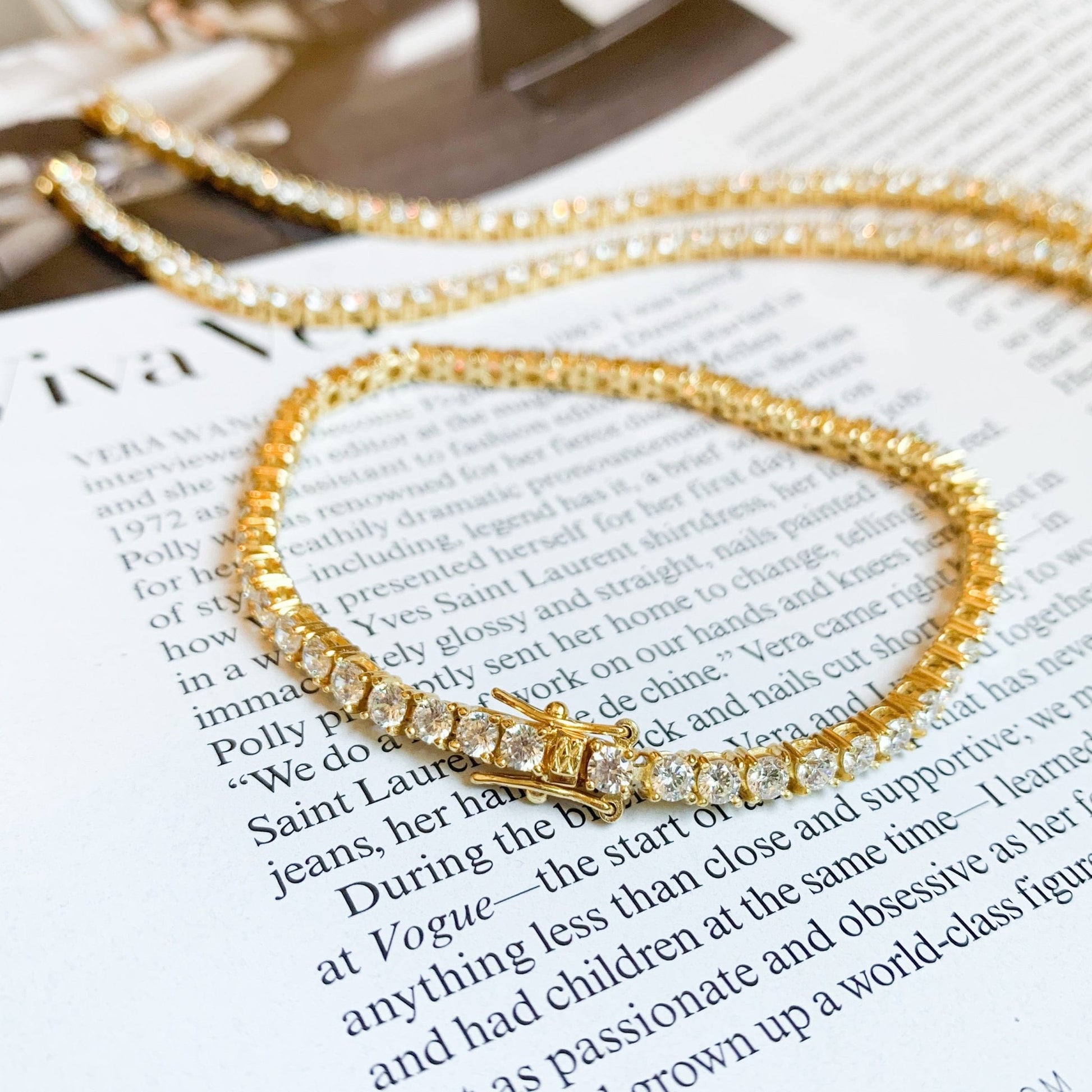 3mm Cz Tennis Bracelet - xohanalei