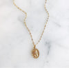 14k Solid Gold St. Christopher Necklace - xohanalei