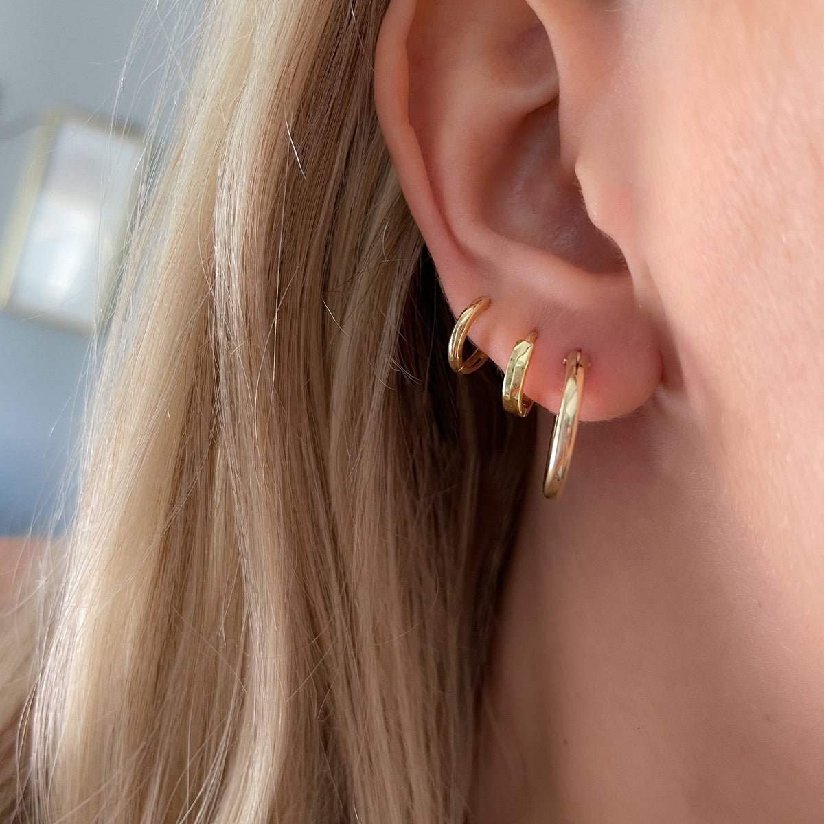 18mm Gold Filled Hoops - xohanalei