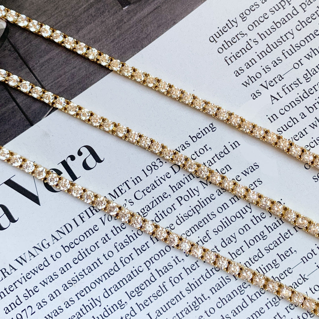 3mm Cz Tennis Bracelet - xohanalei