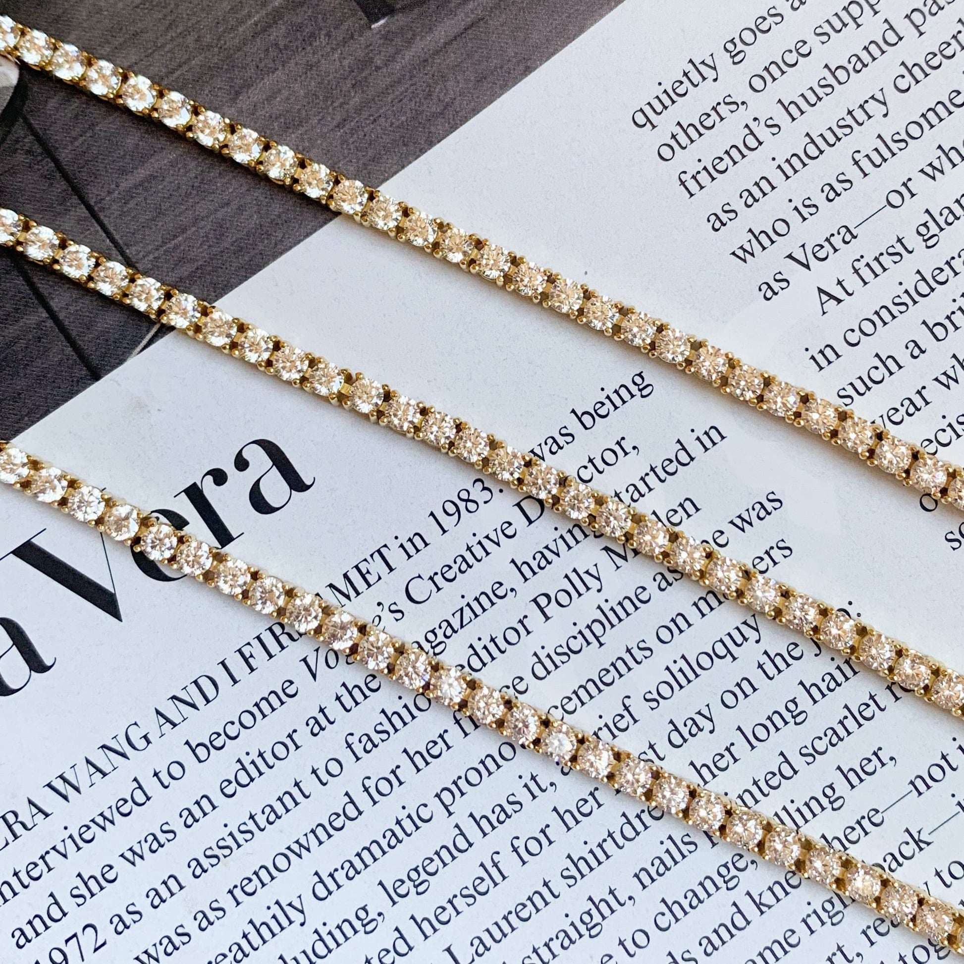 3mm Cz Tennis Bracelet - xohanalei