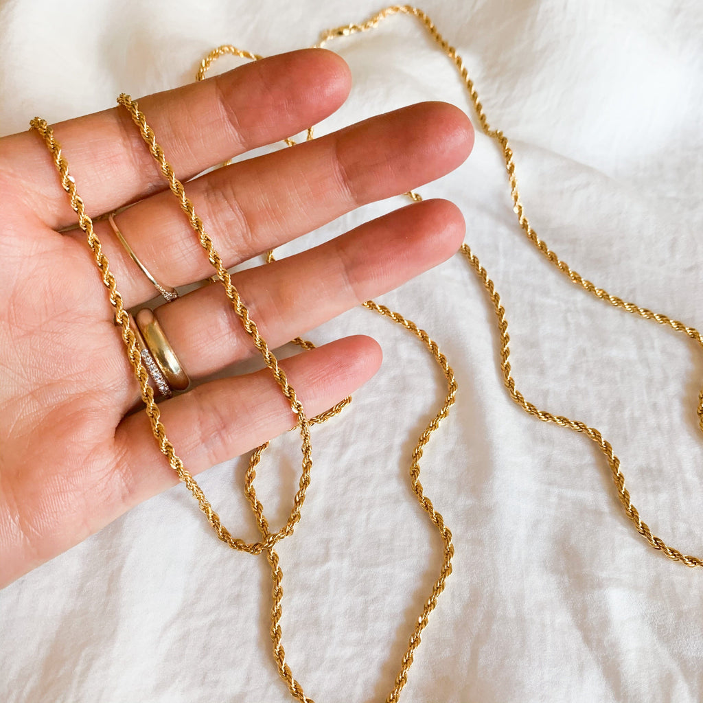 18k Stainless Steel Rope Chain