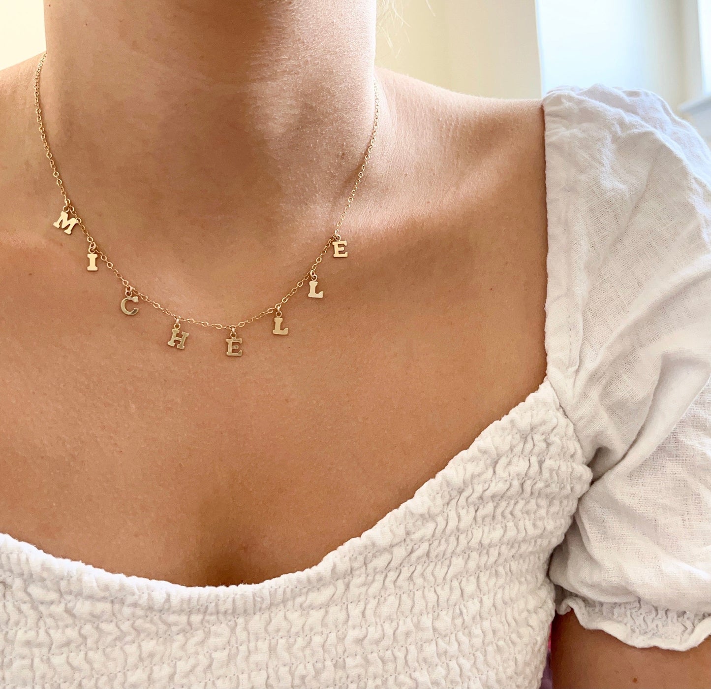 Gold Filled Name Necklace