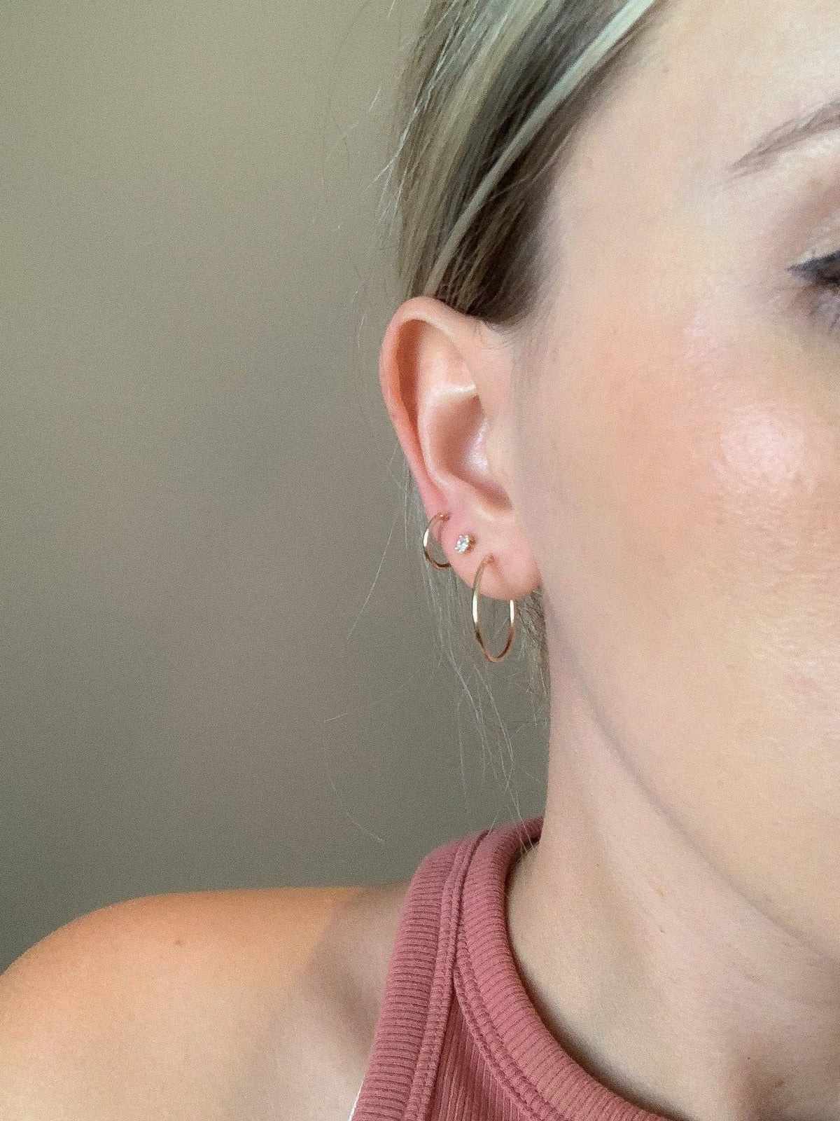 20mm 14k Gold Hoops - xohanalei